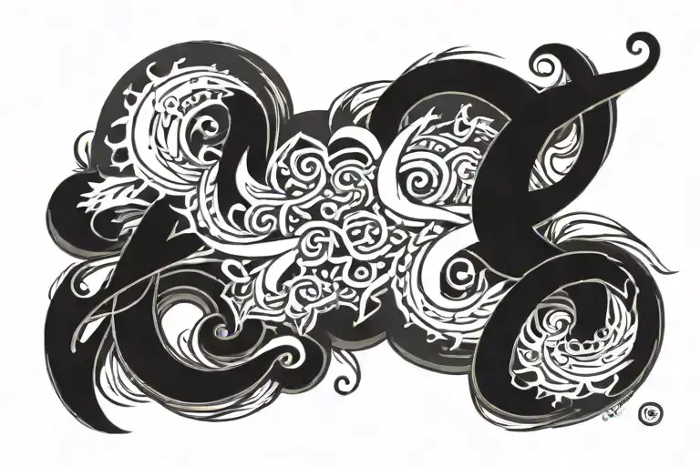 Strong Fortune Helps Lettering