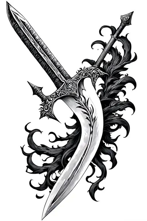 Sword Going Down The Spine