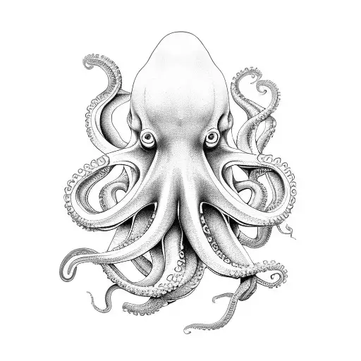 Swimming With Ghostly Octopus