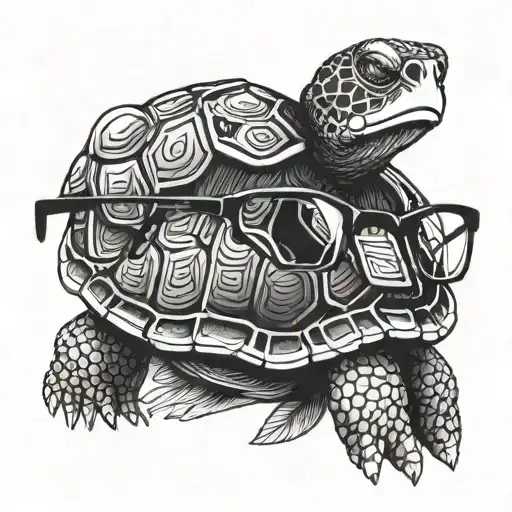 Turtle With Glasses