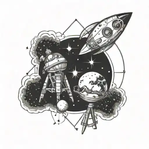 A Cosmic Representation Of Their Love For Astronomy And Stargazing