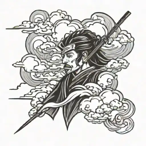Samurai Clouds Surrounding
