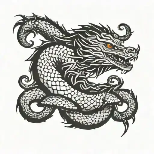 Norse Myth Featuring Jormungandr