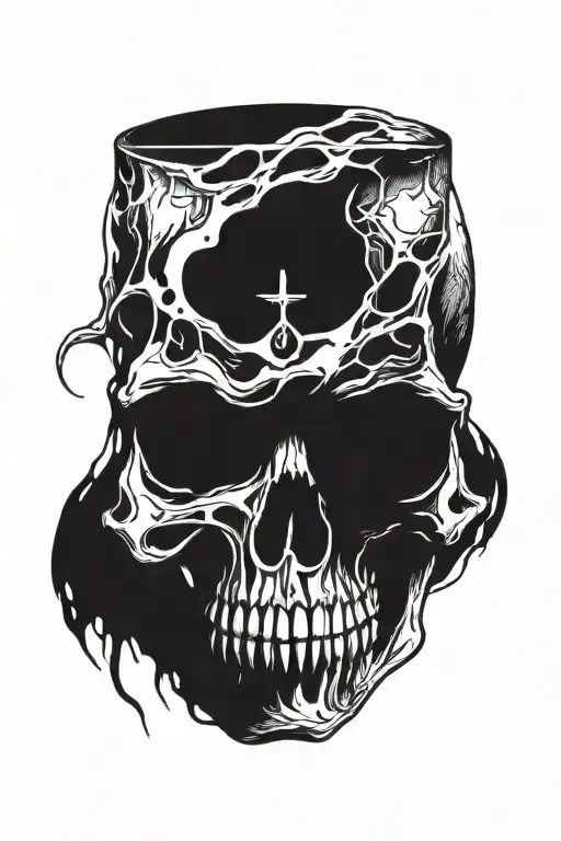 Dark Shadow Skull