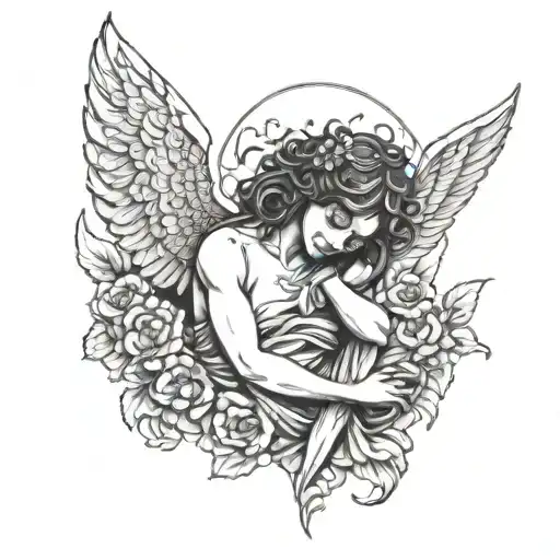 Fallen Angel With Greek Mythology Art