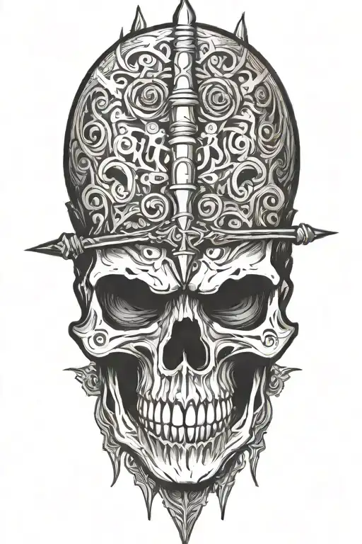 Skull On A Spear