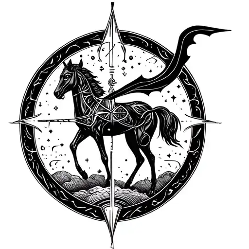 Tattoo Astrological Sign Of Sagittarius