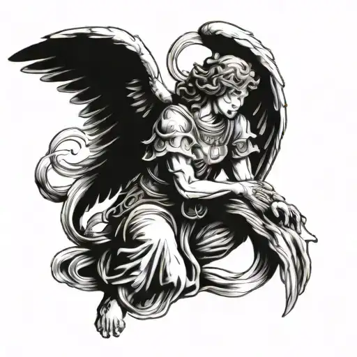 Kneeling Angel