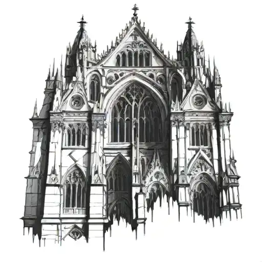 An Upside Down Gothic Cathedral