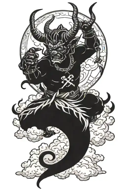 Clouds And Oni Demon