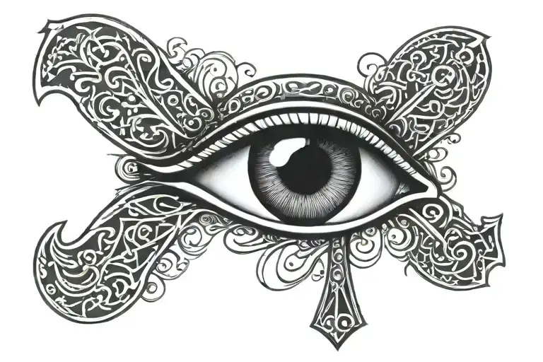 Ankh Symbol With Eye