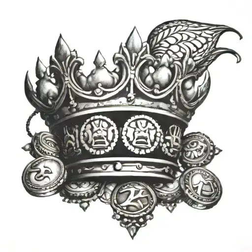 Crown And Coins