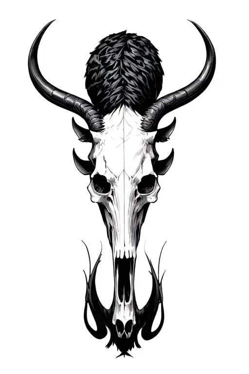 Skolopendra With A Skull Of A Bull