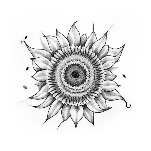 K And Cat And Sunflower