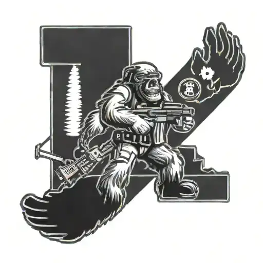 Bigfoot Police Officer