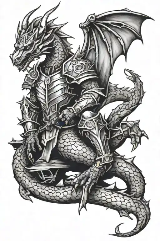 Dragon Knight Sitting