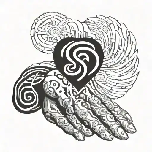 Gaara Love Symbol With A Twist On Hand