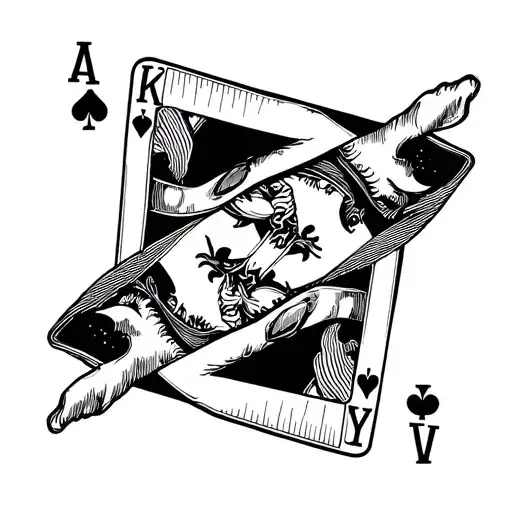 Bad Hand Playing Card
