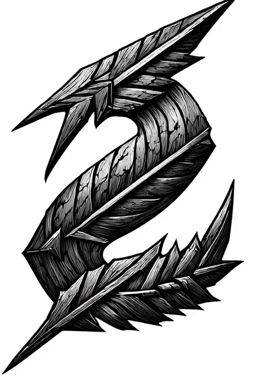 Stone Arrow Design