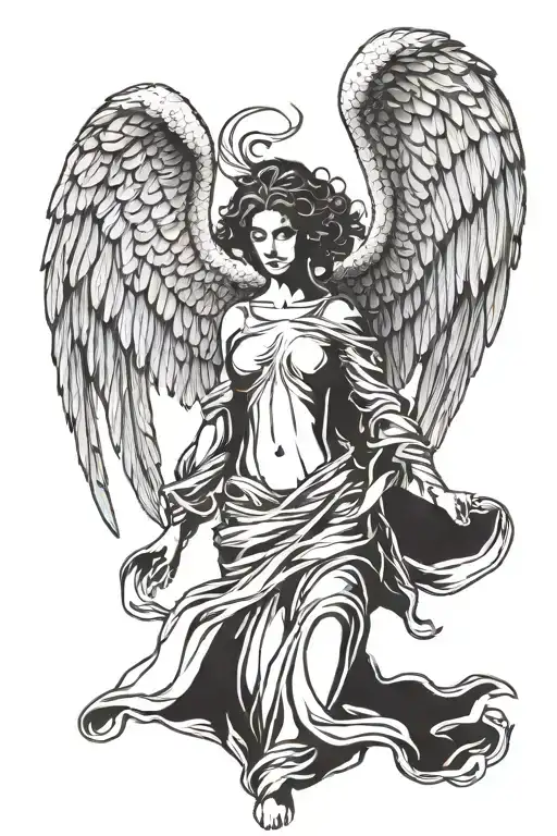 Angel With Big Wings