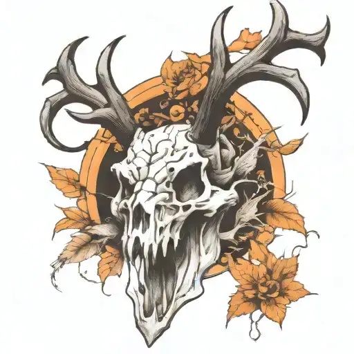 Elk Skull Evil