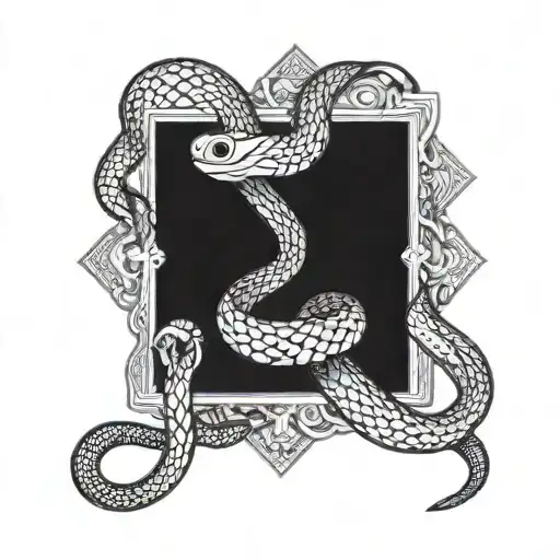 Matching Tattoo Snake