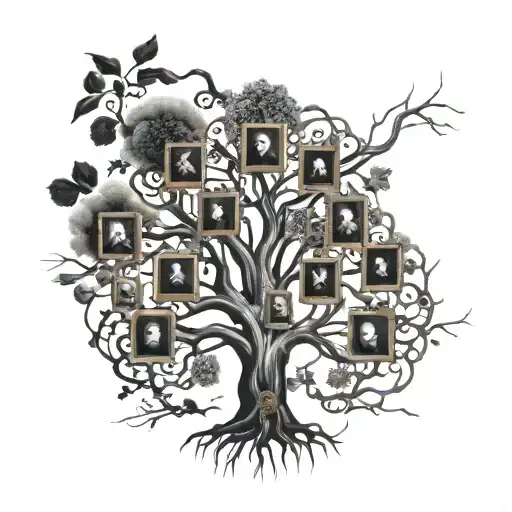 A Family Tree Intertwined With Welding Tools Forming