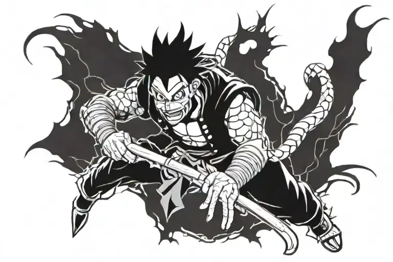 Sleeve Naruto Demon Slayer Dragonball Z