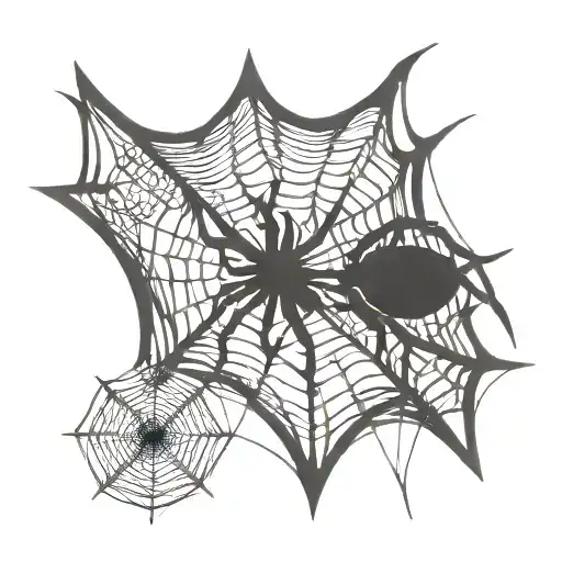 Incorporate A Mandala Design Into A Spider Web Pattern