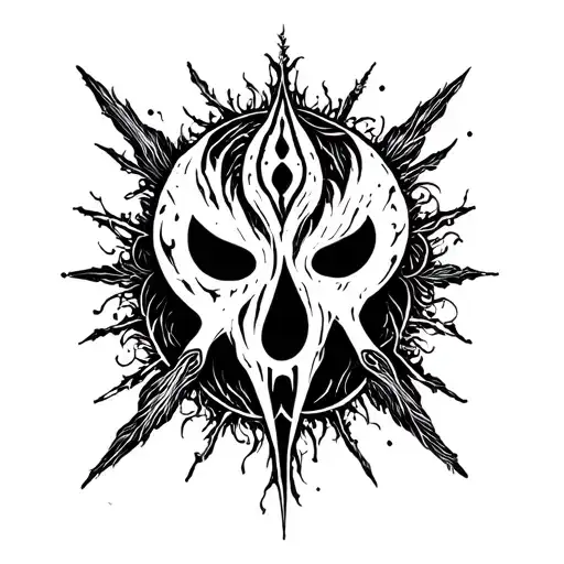 Fear Courage Symbol Merging