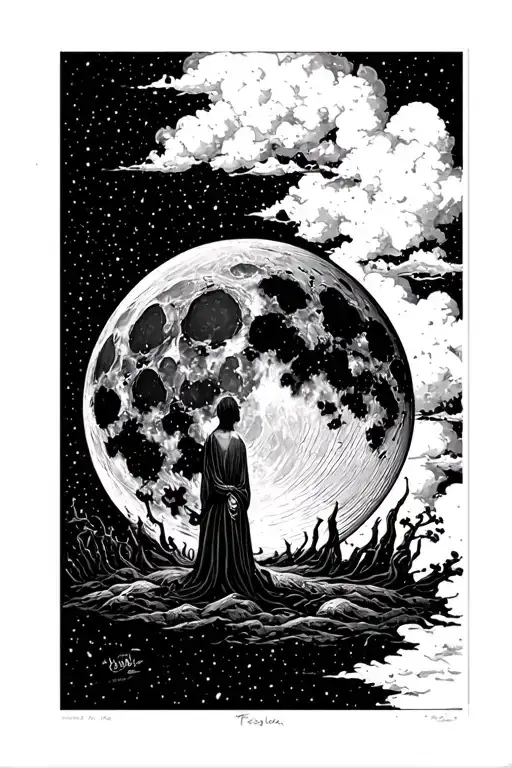 Full Moon Lonely In The Void