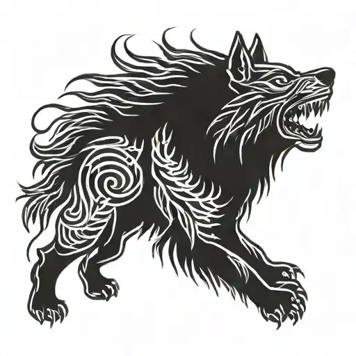 Space Wolf Logo 40K