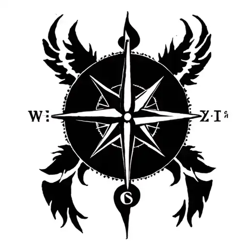 Cancer Zodiac And Compass