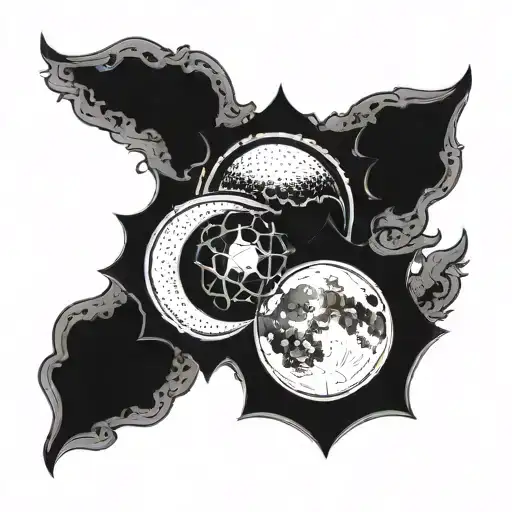 Black Out Triple Moon Arm Band