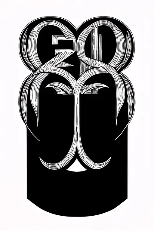 20 In Roman Numerals And The Word Go Deo After