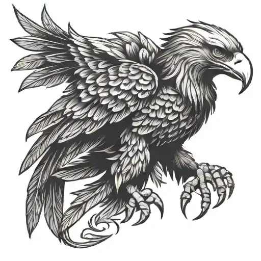 Eagle With Scorpion