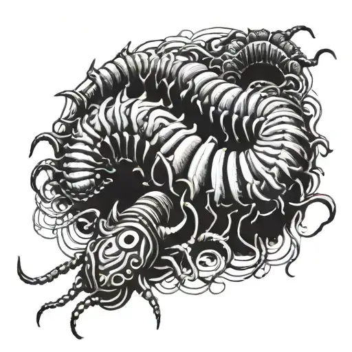 Centipede Black Legs