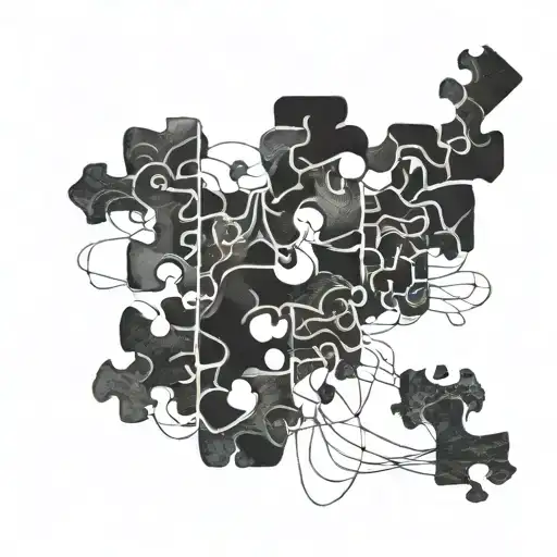 The Infinity Symbol In The Shape Of A Puzzle With 4 Pieces