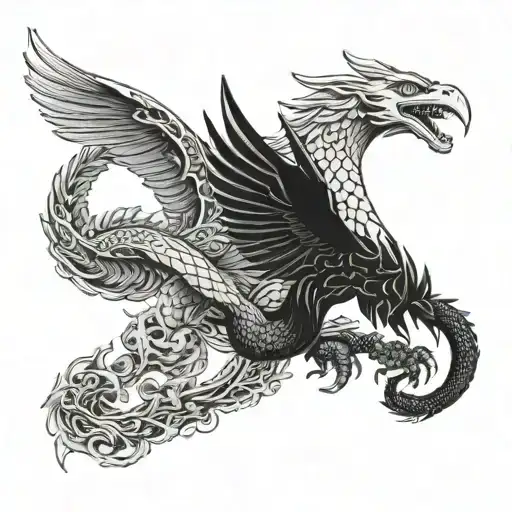 Dragon And Eagle