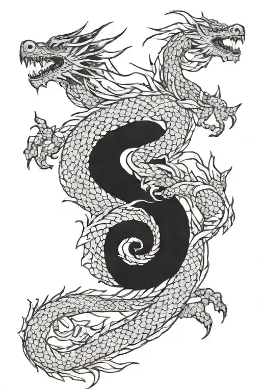 Dragon That Goes From Chest To Back