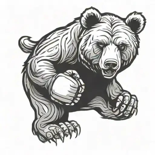 Bear With Boxing Gloves