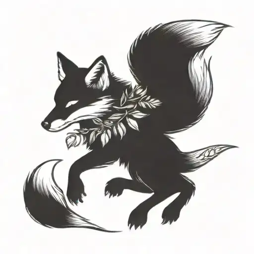 A Fox Leading The Greek Titan Atlas Holding An Olive Branch