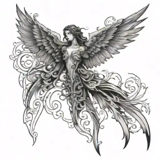 Gothic Seraphim Large Wings