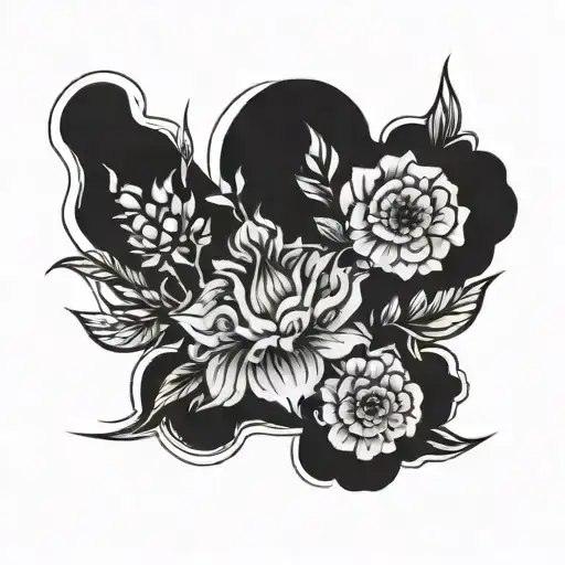 Strip Of 8 Centimeters High In Blackout