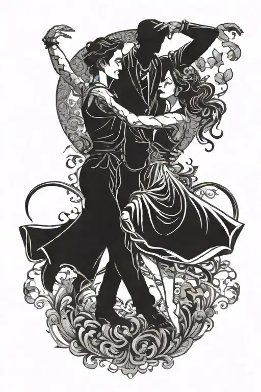 Dancing Couple To Symbolize Love