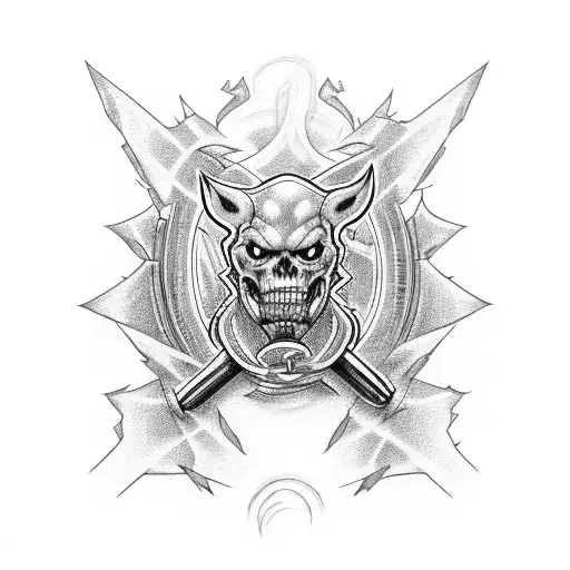 Hotrod With Background Shading