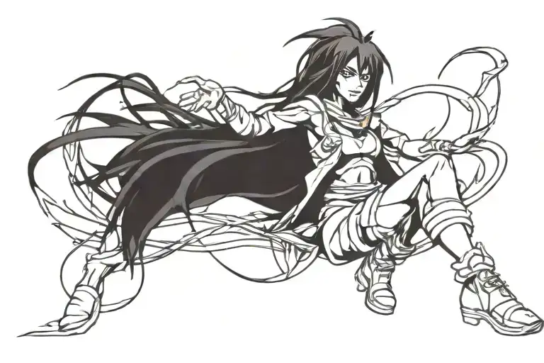 Yoruichi Shihon From The Anime Bleach