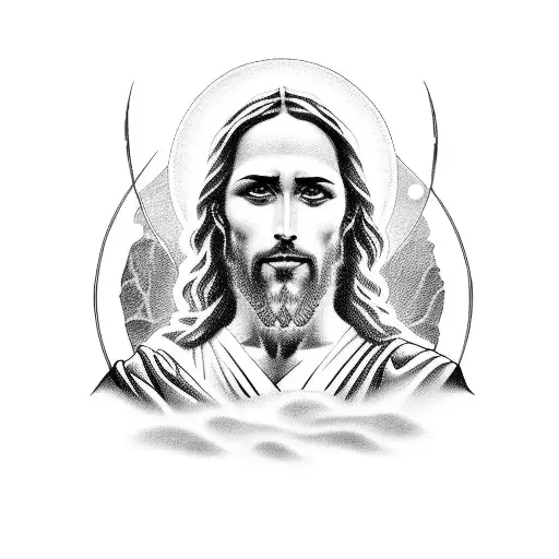 Jesus Tribal Upper Sleeve