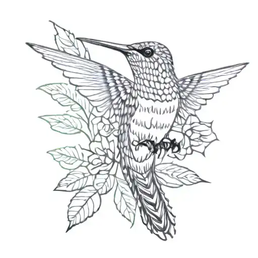 Ruby Throated Hummingbird