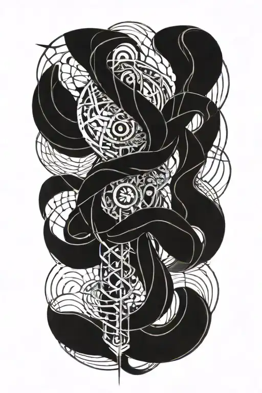 Energy Flows And Forces Rotating And Intertwining Around The Leg